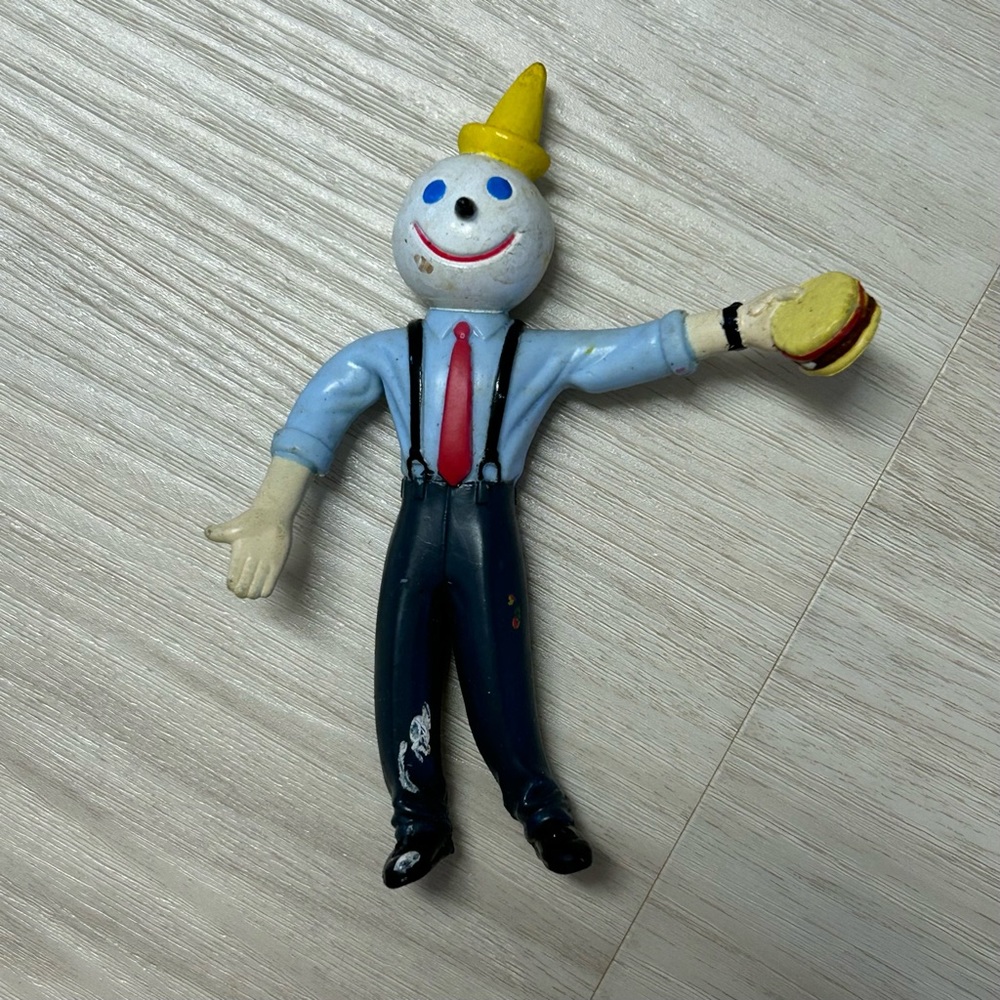 Jack In The Box Figure Figurine Burger Shirt Tie.‎